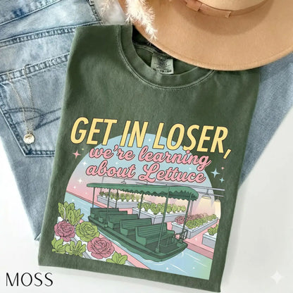 Comfort Colors Get In Loser Magical Journey T-Shirt – Playful Theme Park Graphic Tee, Retro Vacation Aesthetic Shirt
