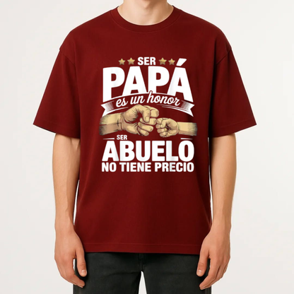 "Ser Abuelo" Retro Graphic Tee – Vintage Father's Day Menswear