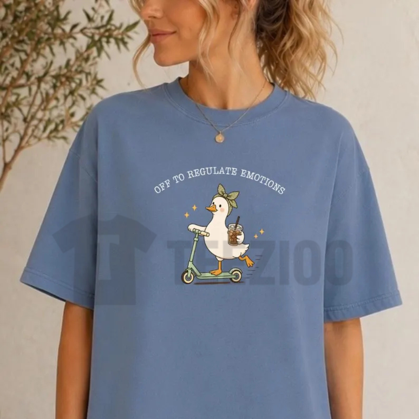 Silly Goose Therapist Shirt - "Off To Regulate Emotions" Tee