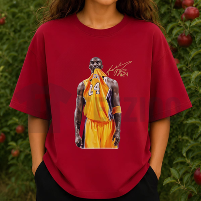 Retro Kobe Bite Character Shirt - Mamba Basketball Graphic Tee