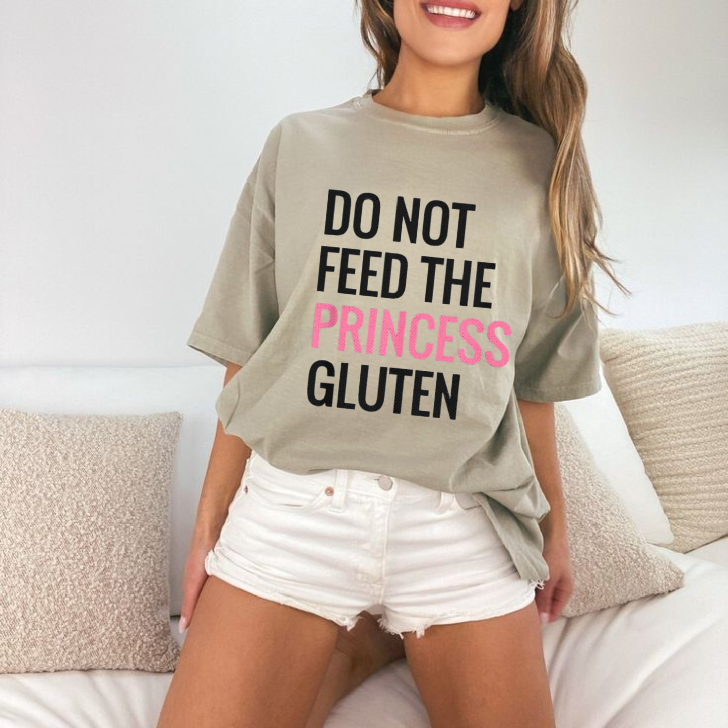 "Gluten Free Princess" Shirt – Sarcastic Diet Humor Tee