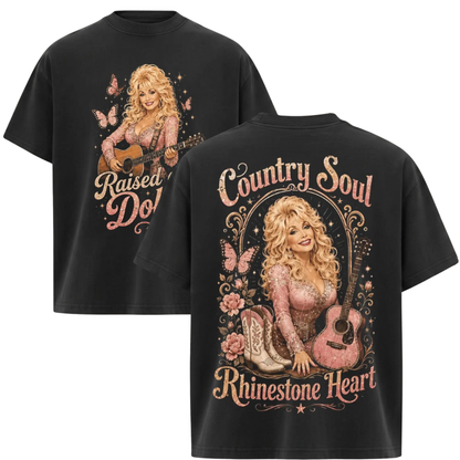 Vintage Dolly Parton Graphic Tee - 80s Country Music Queen Merch Shirt