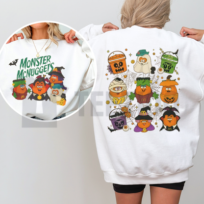 McNuggets Buddies 2-Sided Sweatshirt - Vintage 90s Pop Culture Crewneck