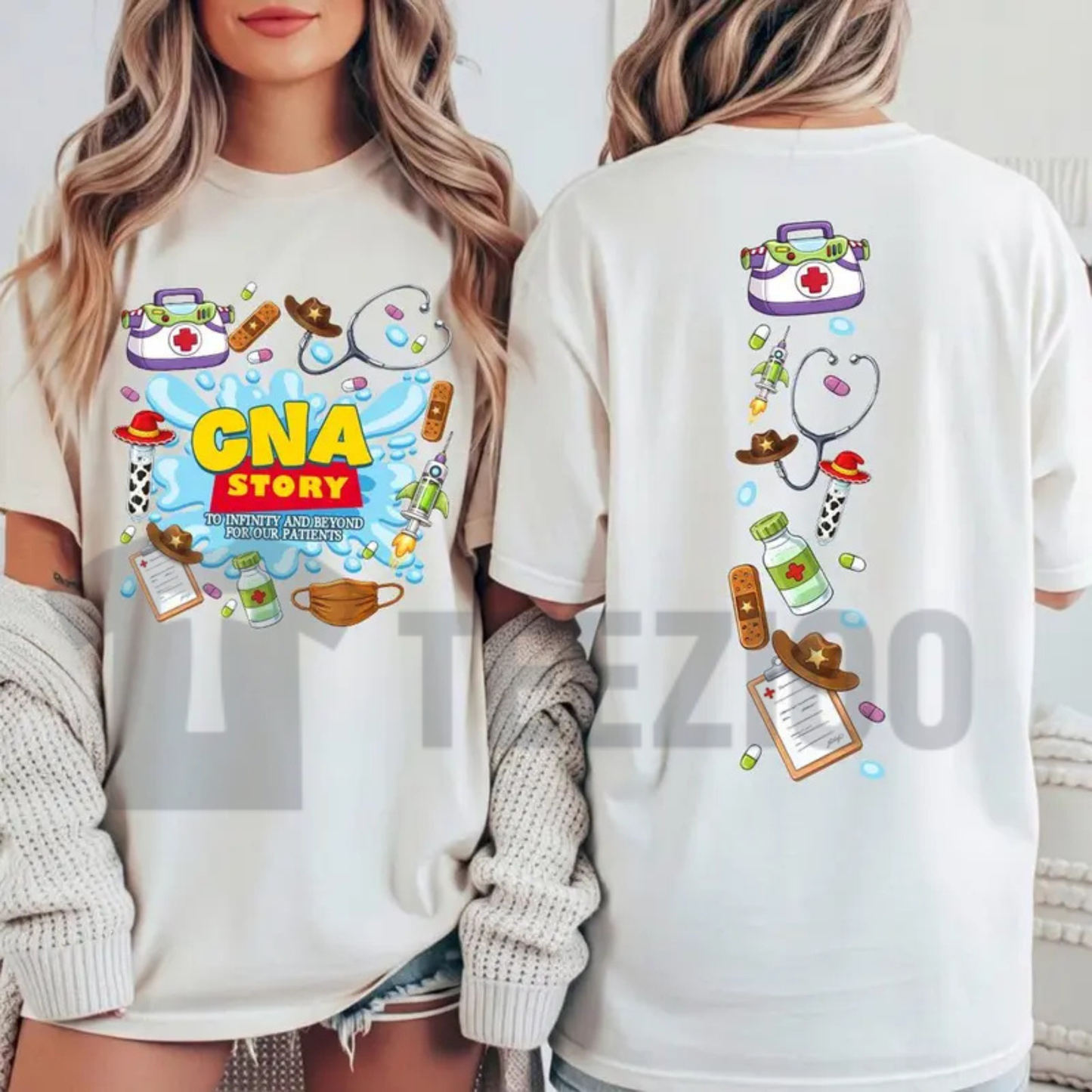 CNA Story T-Shirt - "To Infinity and Beyond" Pediatric CNA Graphic Tee