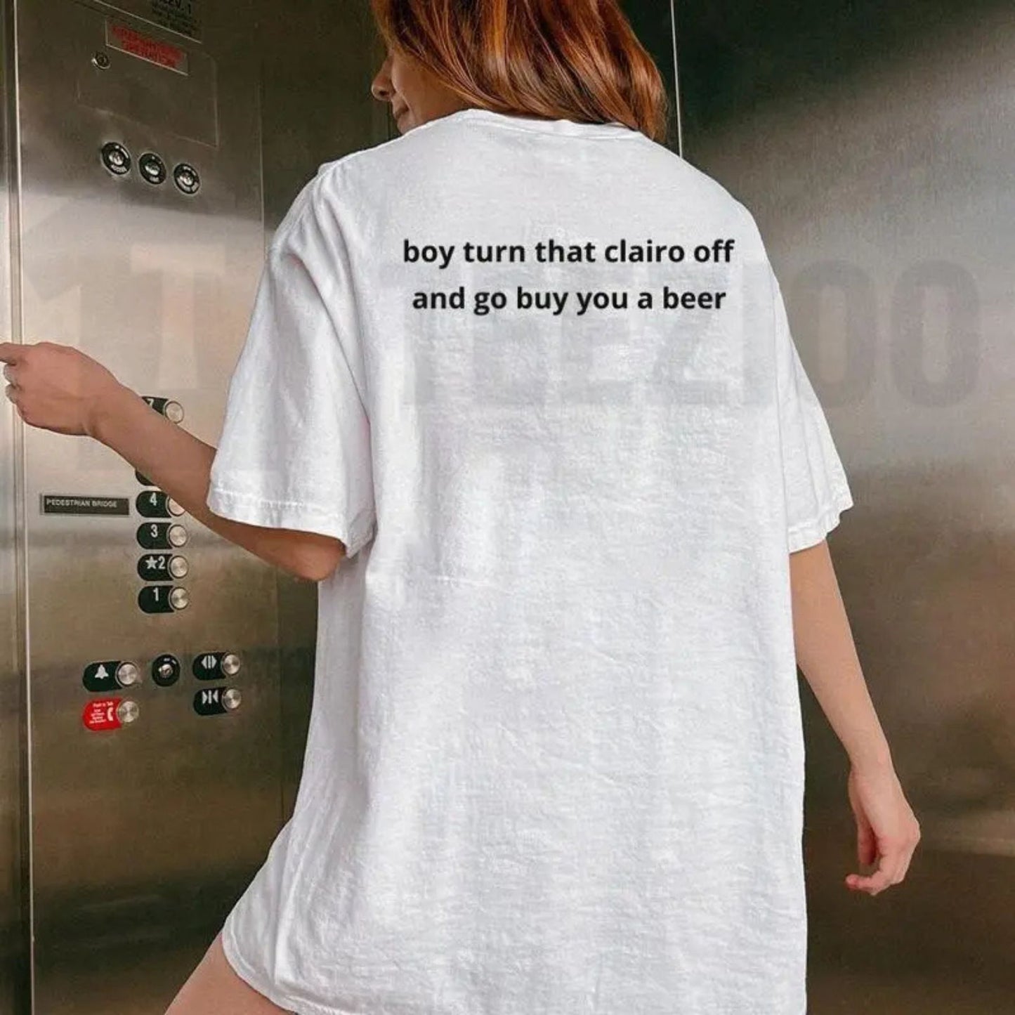 Funny Clairo Meme T-Shirt – Retro Boy Turn That Clairo Off Graphic Tee, Indie Alternative Music Fan Urban Shirt