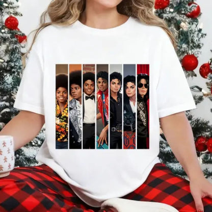 Michael Jackson "Evolution" T-Shirt – Iconic King of Pop History Graphic Tee