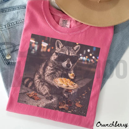 Deviled Eggs Raccoon Comfort Colors Shirt – Funny Thanksgiving Food Tee