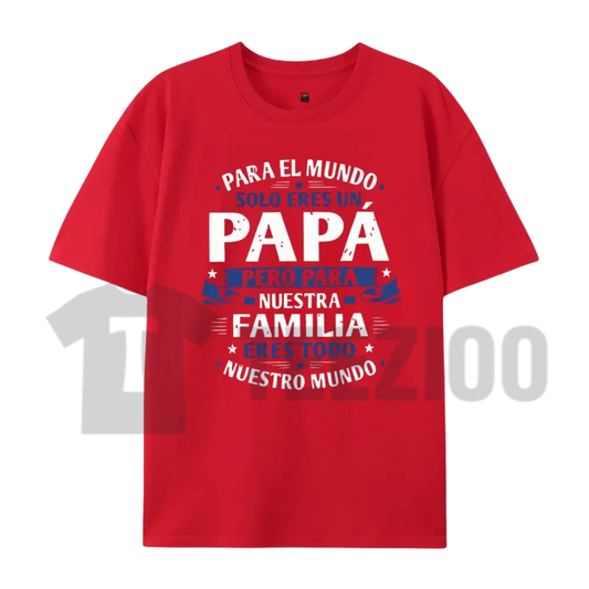 Día Del Padre Spanish Saying Shirt – Bold Retro Typography Graphic Tee