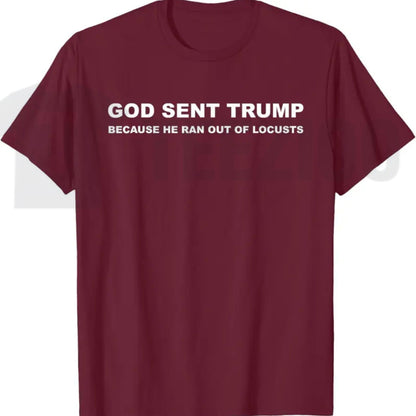 Biblical Plague Satire Graphic Top – Funny Political Humor Locusts Apparel