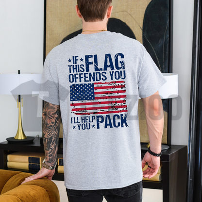 If This Flag Offends You T-Shirt | Funny Conservative Tee