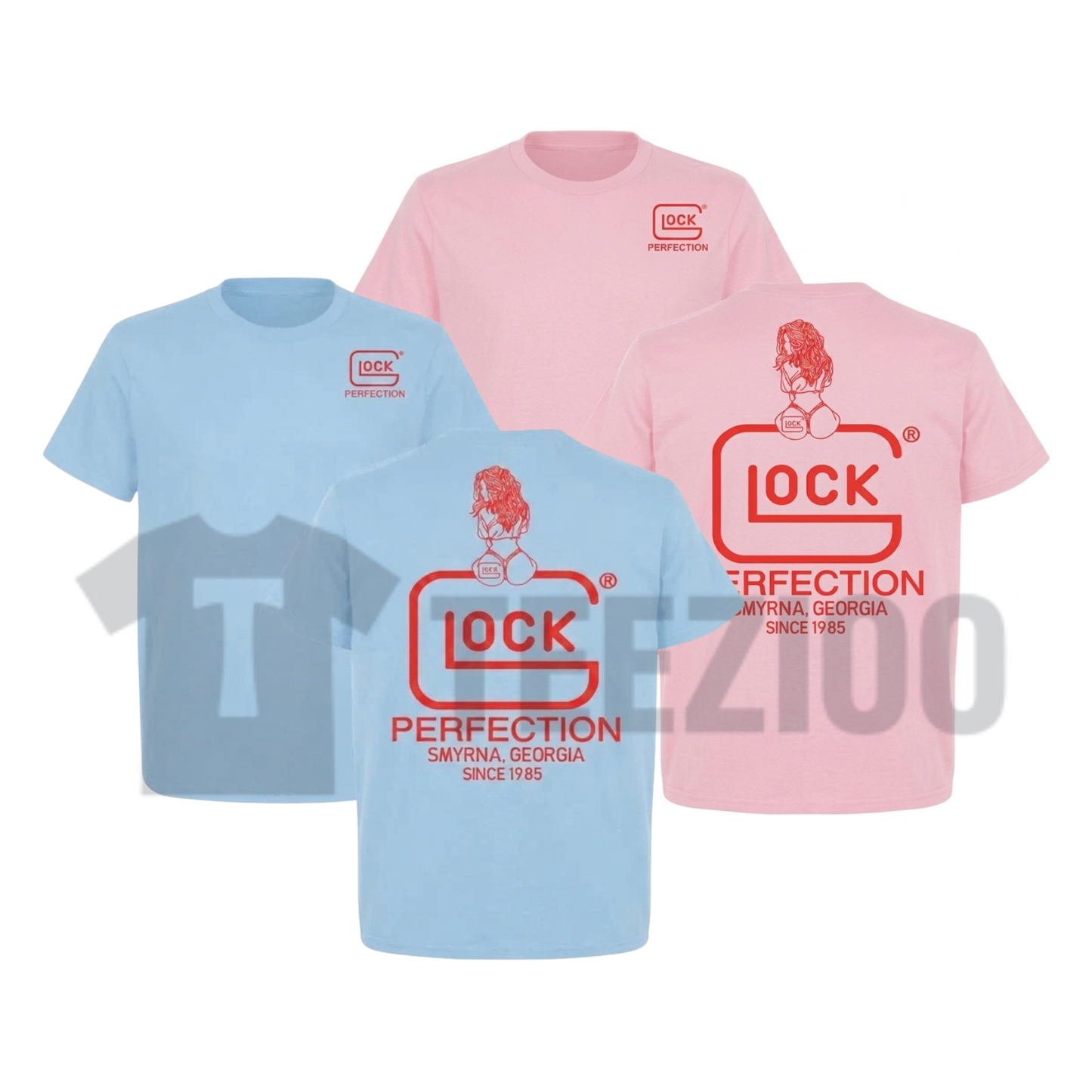 Glock Perfection Fan T-Shirt – Retro Industrial Precision Graphic Tee