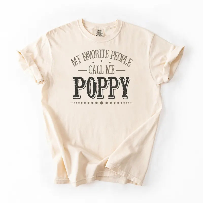 Custom "My Favorite People Call Me Papa" T-Shirt