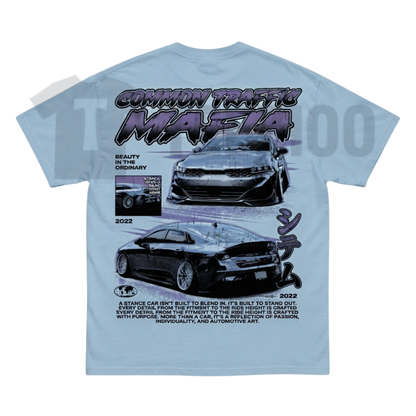 Common Traffic Mafia Stance Car Culture Back Print Shirt - JDM Automotive Graphic Tee