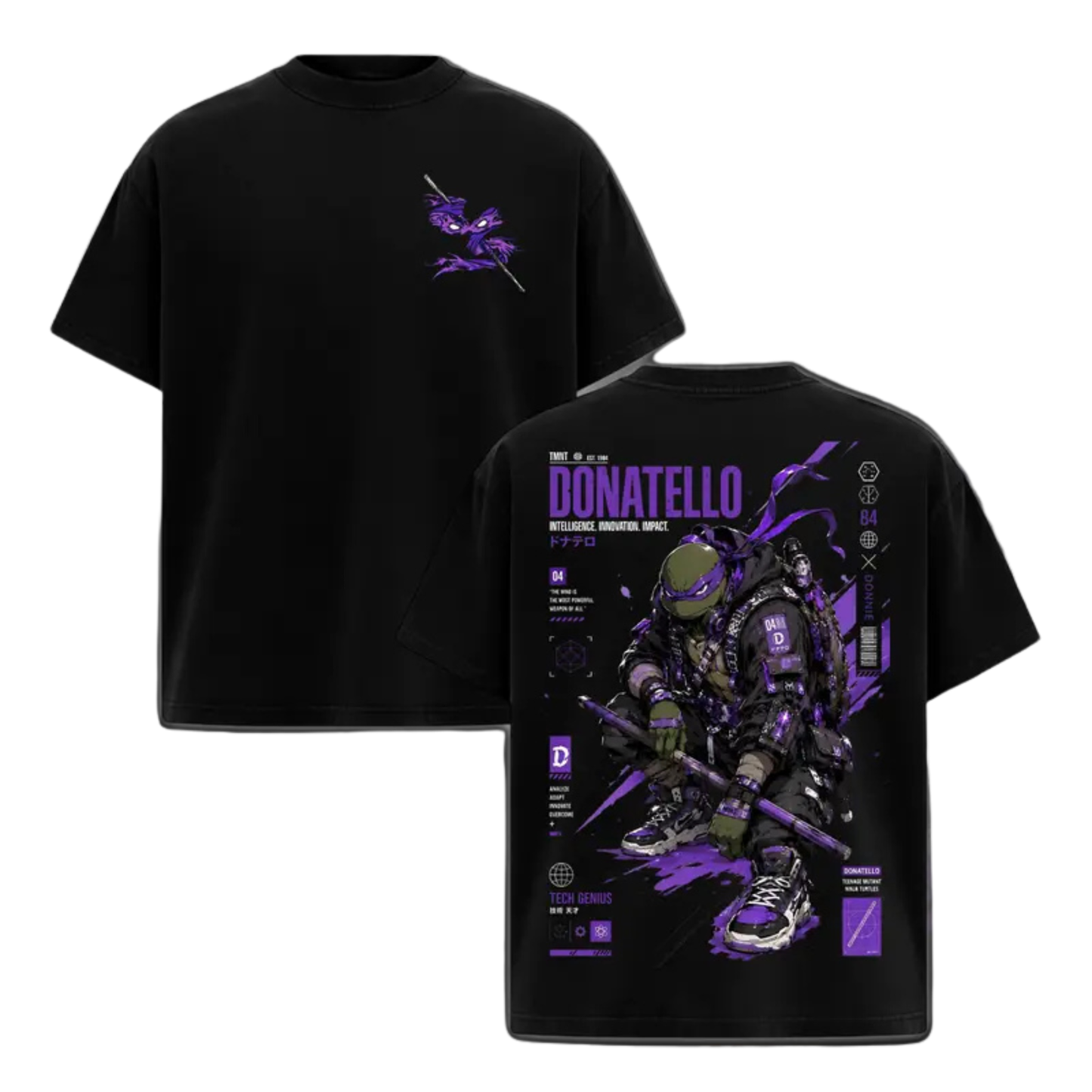 Teenage Mutant Ninja Turtles Street Vibe T-Shirt - Retro TMNT Skate Streetwear Tee