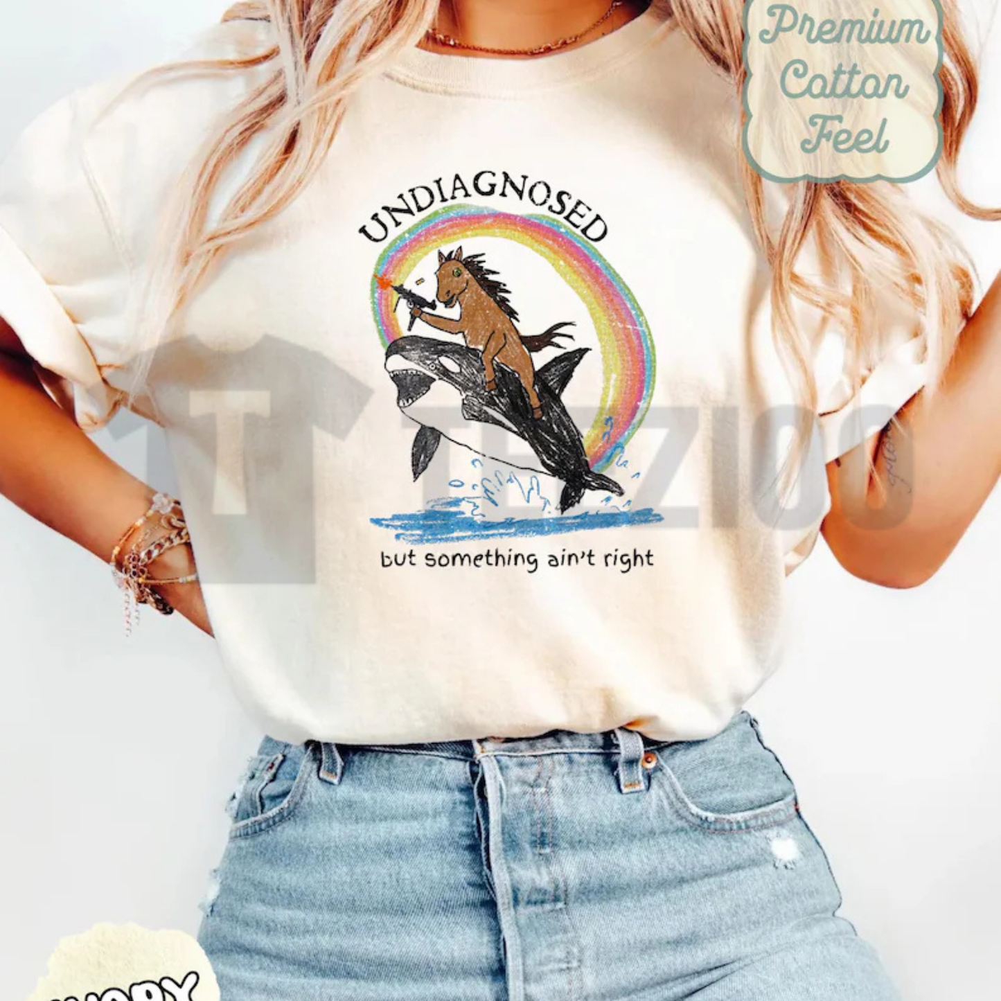 "Undiagnosed But Something Ain't Right" Shirt - Funny Sarcastic Tee