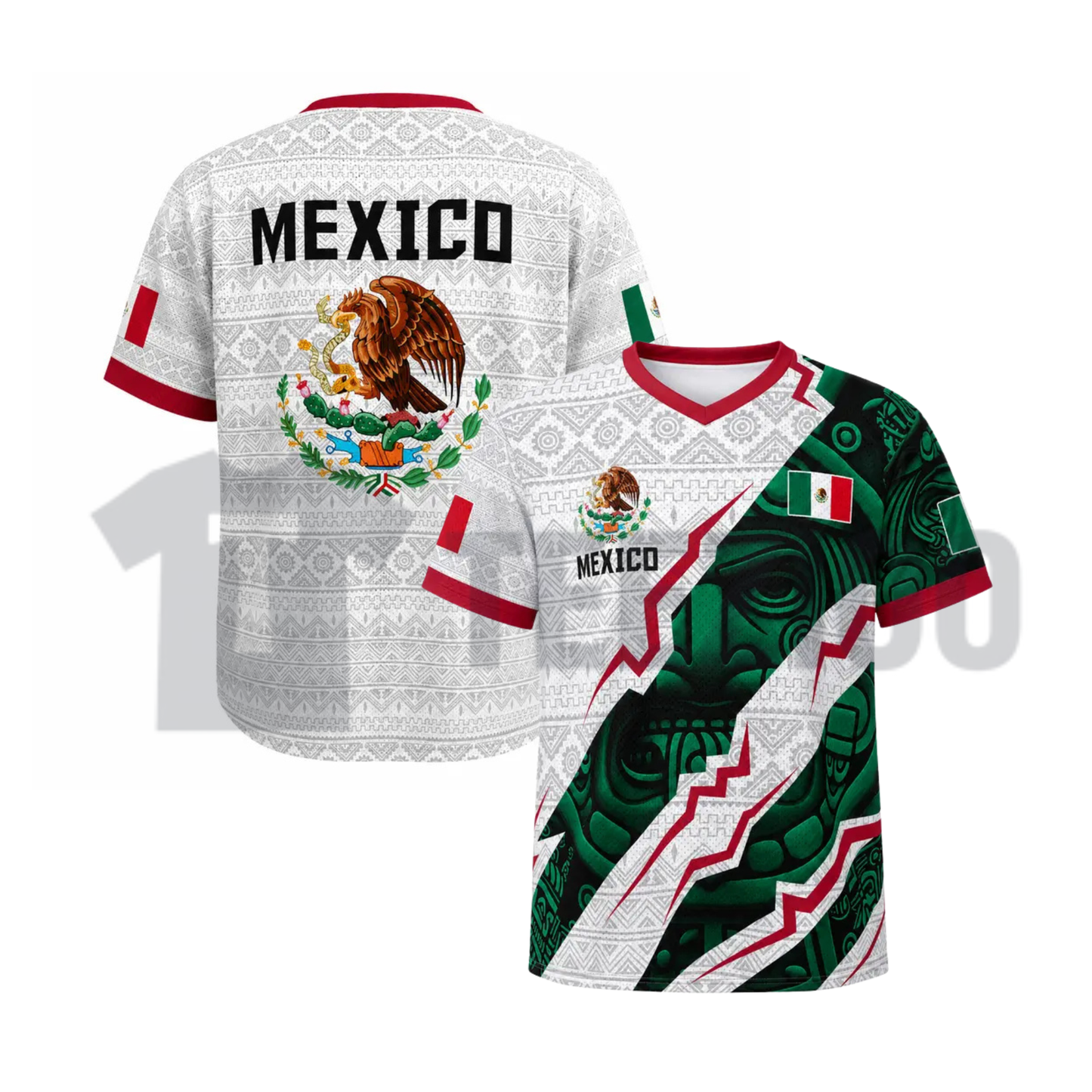 2026 Mexico Soccer Jersey – Men's Aztec Calendar Style Football Shirt