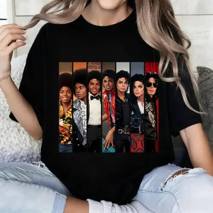 Michael Jackson "Evolution" T-Shirt – Iconic King of Pop History Graphic Tee