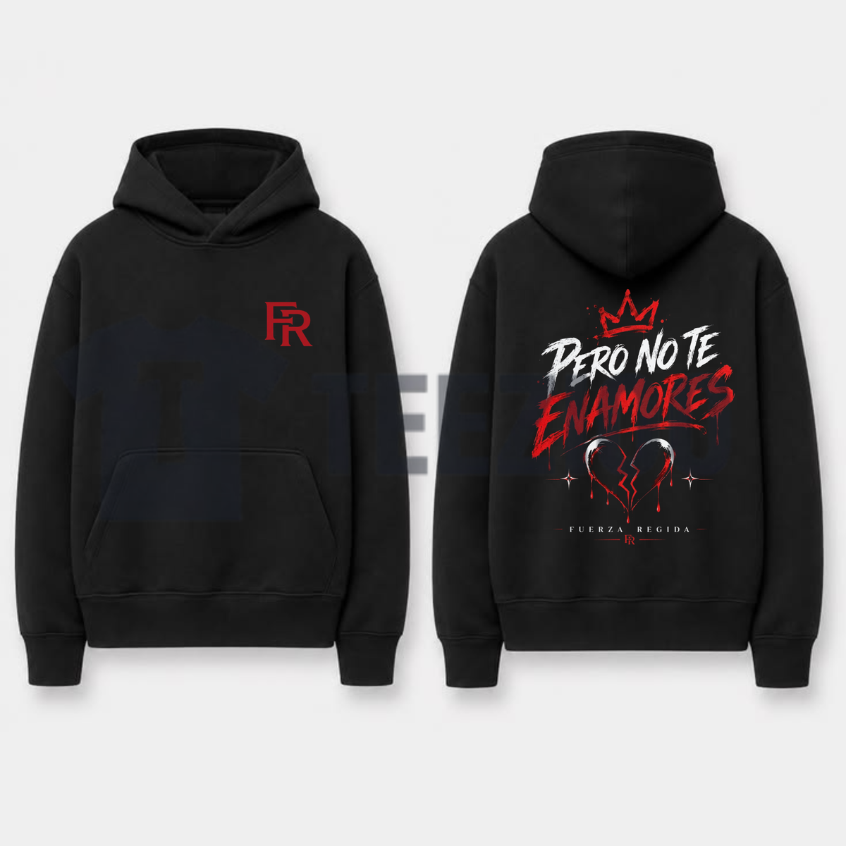 Pero No Te Enamores #667 Hoodie - Regional Mexicano Streetwear Pullover