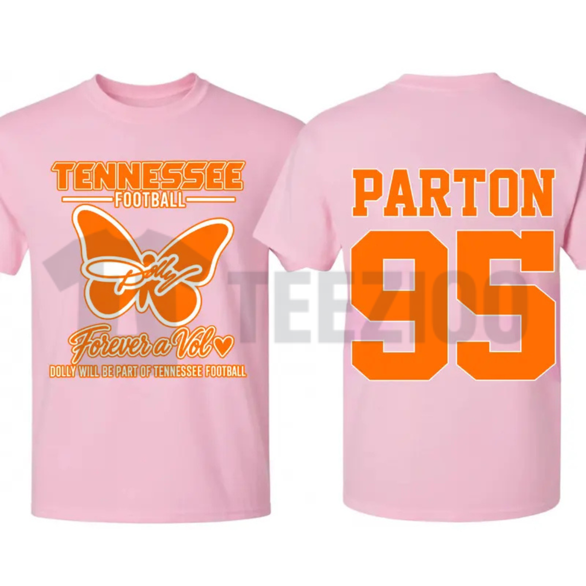 Dolly Parton Tennessee 95 Shirt - Country Music Football Orange and White Tee
