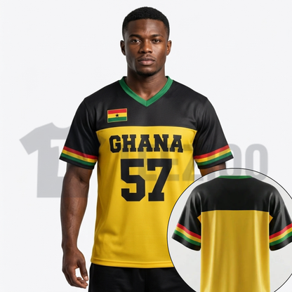 Ghana 57 Retro Colorblock Mesh Tee | Sportswear