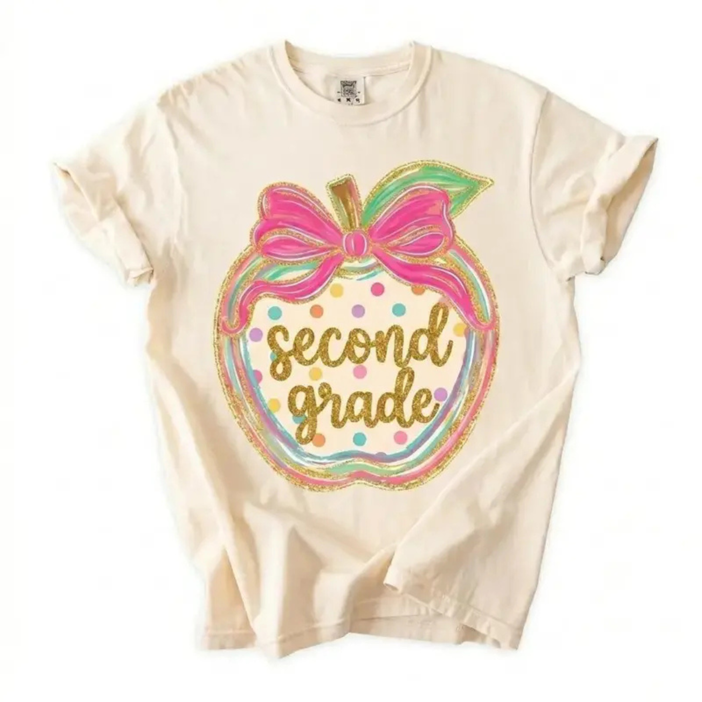 First Day of School Apple T-Shirt - Retro Teacher Graphic Tee