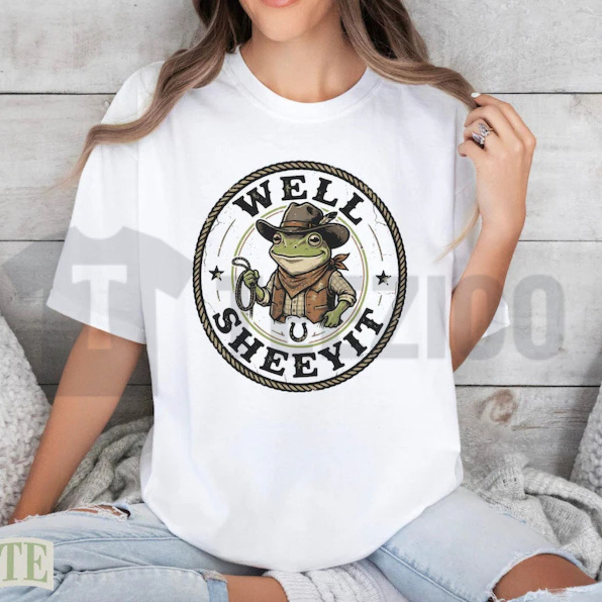 Well Sheeyit Cowboy Frog Shirt – Vintage Country Western Toad Tee