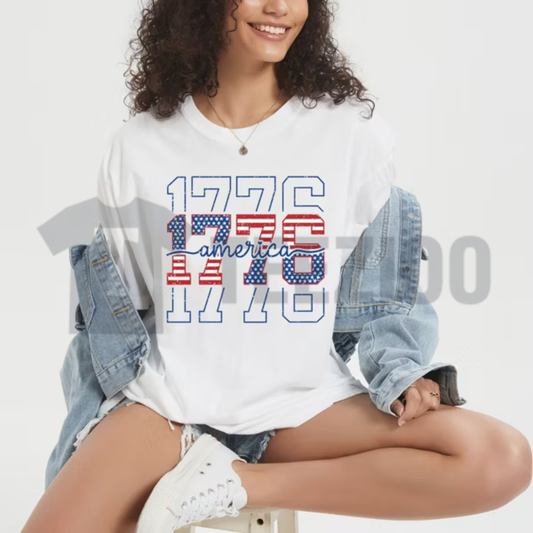 Vintage America Day 250th Anniversary T-Shirt | Retro 1776