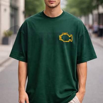 Pure Check Engine Light Mechanic Shirt - Funny Automotive Car Graphic Tee