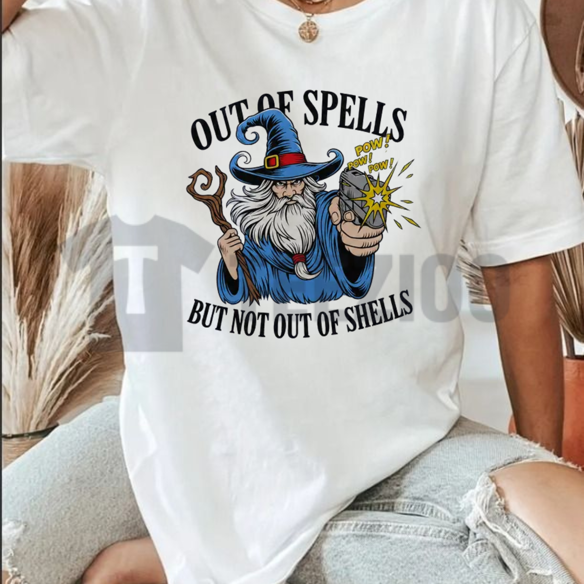 Funny Wizard Magic Parody Shirt - Comic Fantasy Streetwear Tee