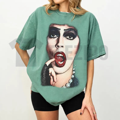 Tim Curry Legend Tribute Shirt - Vintage Rocky Horror Cult Cinema Graphic Tee