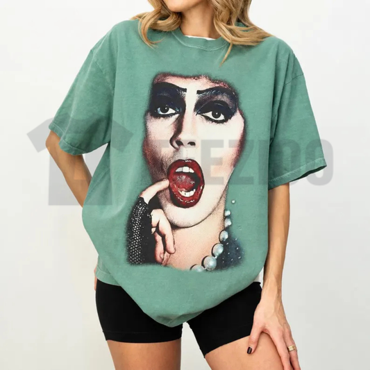 Tim Curry Legend Tribute Shirt - Vintage Rocky Horror Cult Cinema Graphic Tee