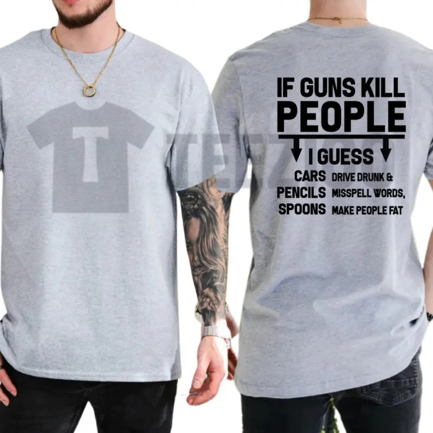 Funny 2A Gun Rights Sarcastic T-Shirt