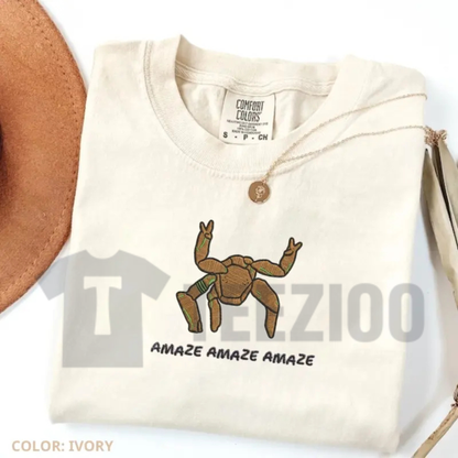 Embroidered Style Amaze Rocky Alien Comfort Colors T-Shirt - Project Hail Mary Sci-Fi Tee