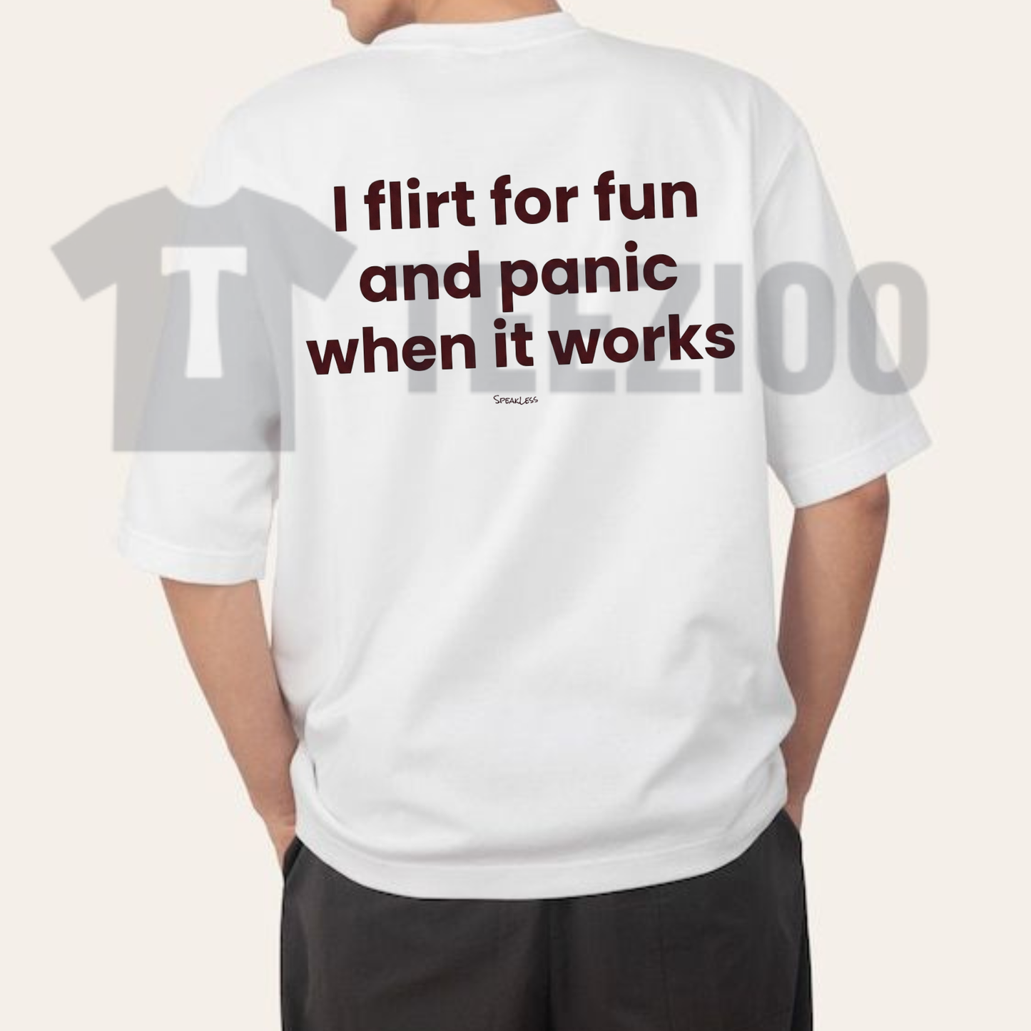 Flirt For Fun Panic When It Works Shirt | Introvert Tee