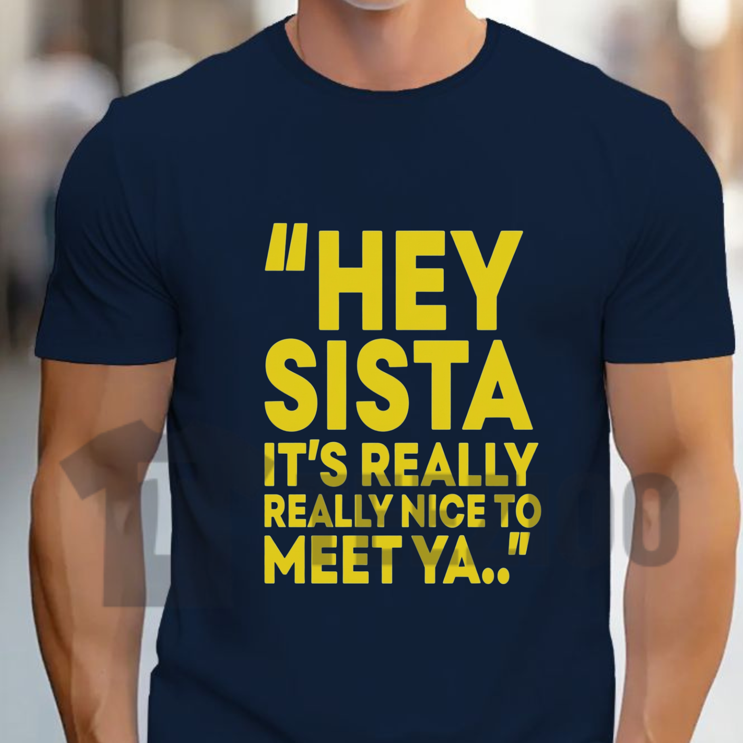 "Hey Sista It's Really Really Nice To Meet Ya" Shirt - Y2K Movie Nostalgia Cotton Tee