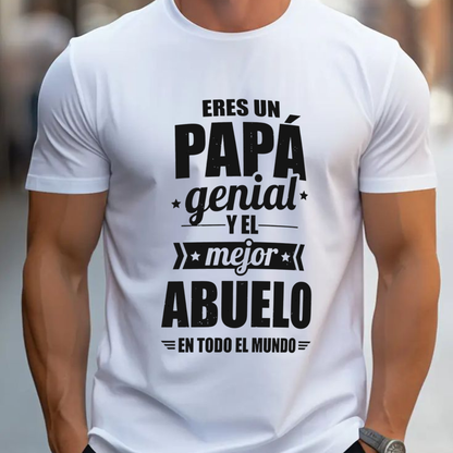 "El Mejor Abuelo" Vintage T-Shirt – Spanish Grandpa Heritage Graphic Tee