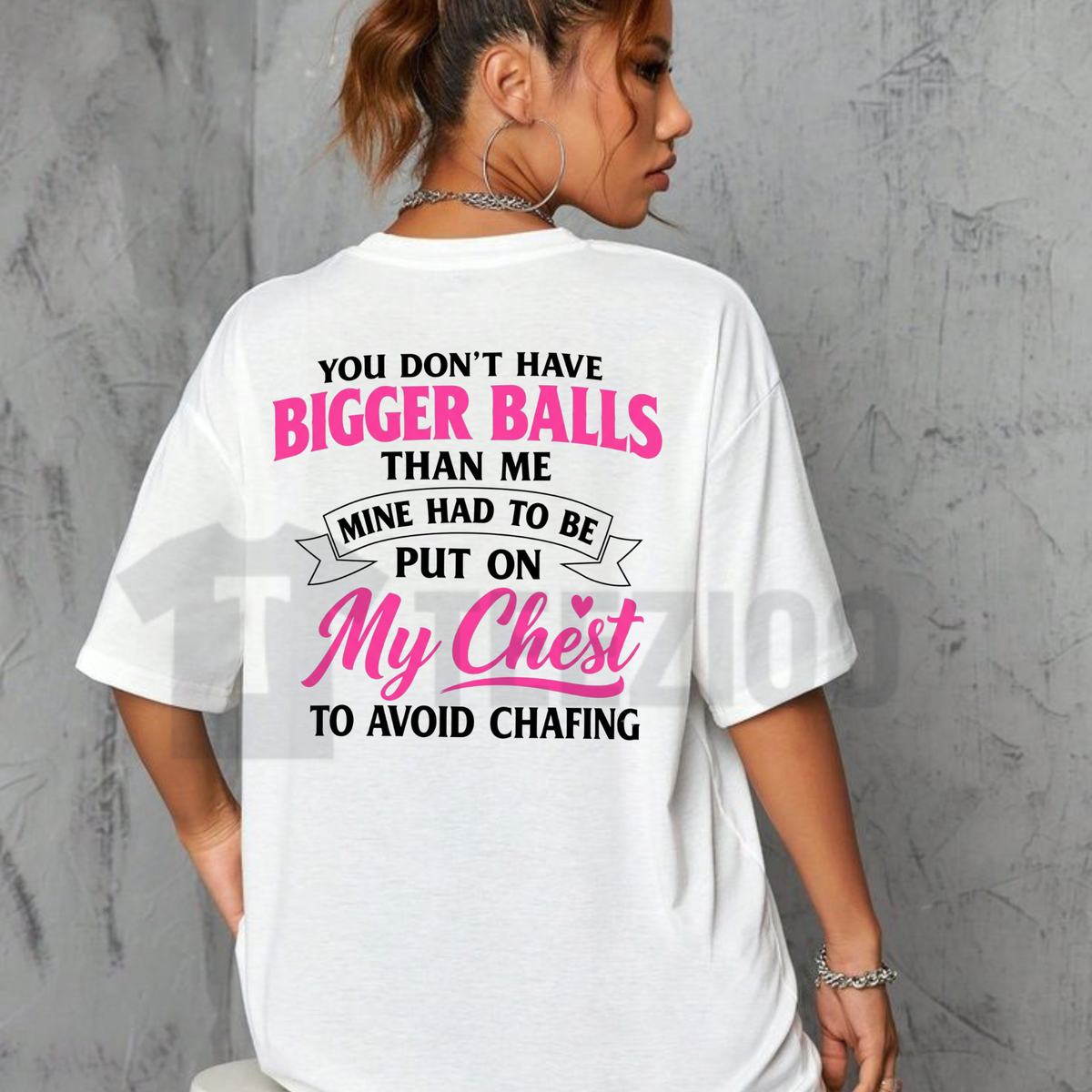 You Don't Have Bigger Balls Than Me Shirt - Bold Attitude Graphic Tee