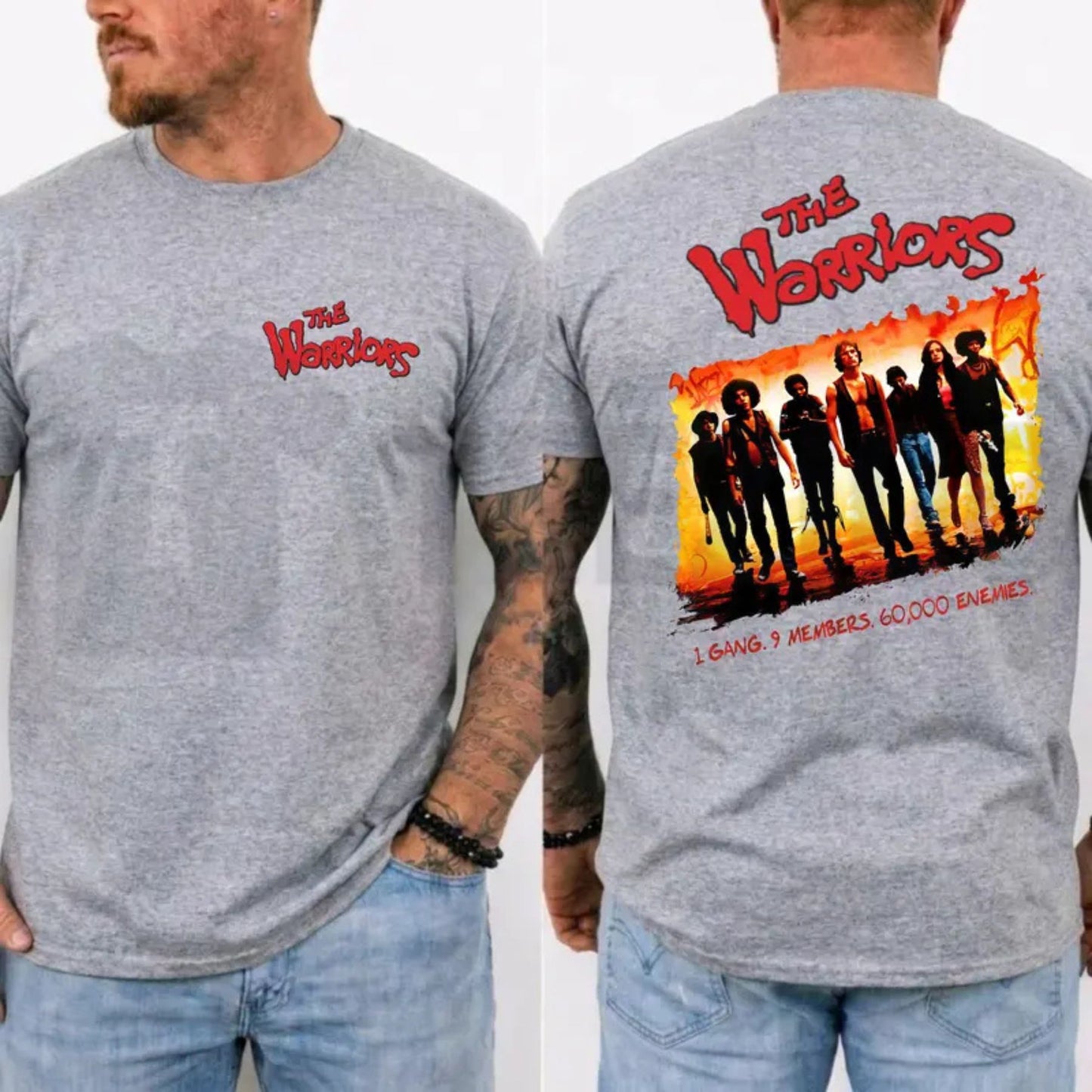The Warriors 1979 T-Shirt – Vintage Cult Movie Graphic Tee, Retro 70s Film Apparel for Men & Women