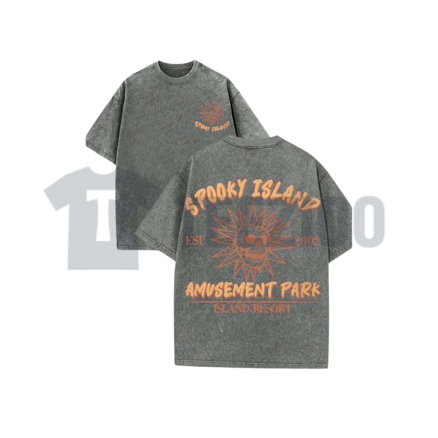 Vintage Spooky Island Ghost Park T-Shirt