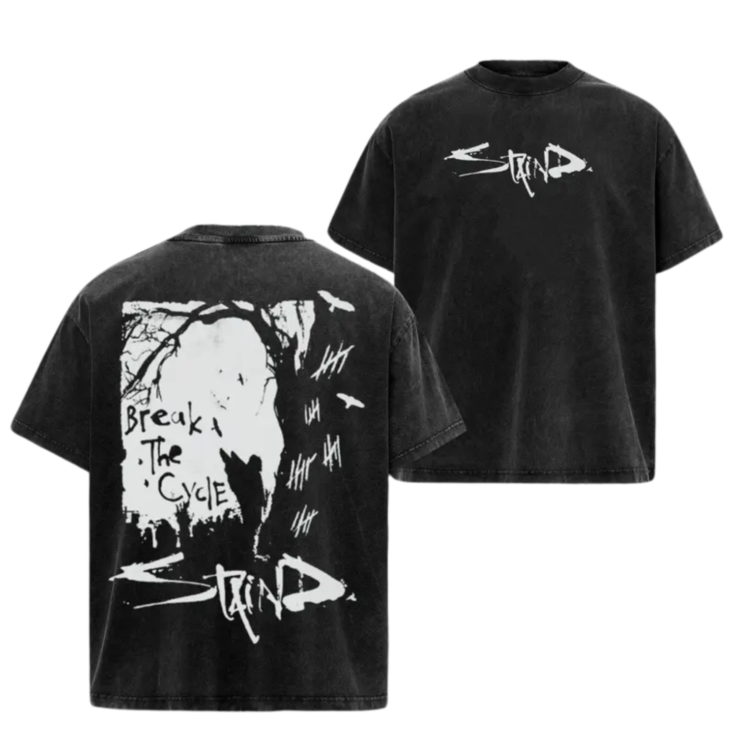 Retro Staind "Break The Cycle" Tee – Nu-Metal Rock Graphic T-Shirt