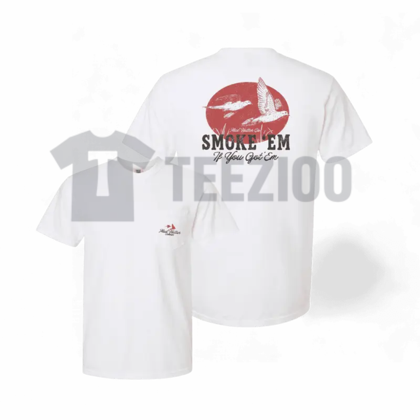 "Smoke 'Em" Vintage Hot Rod Shirt - Muscle Car Graphic Cotton Tee