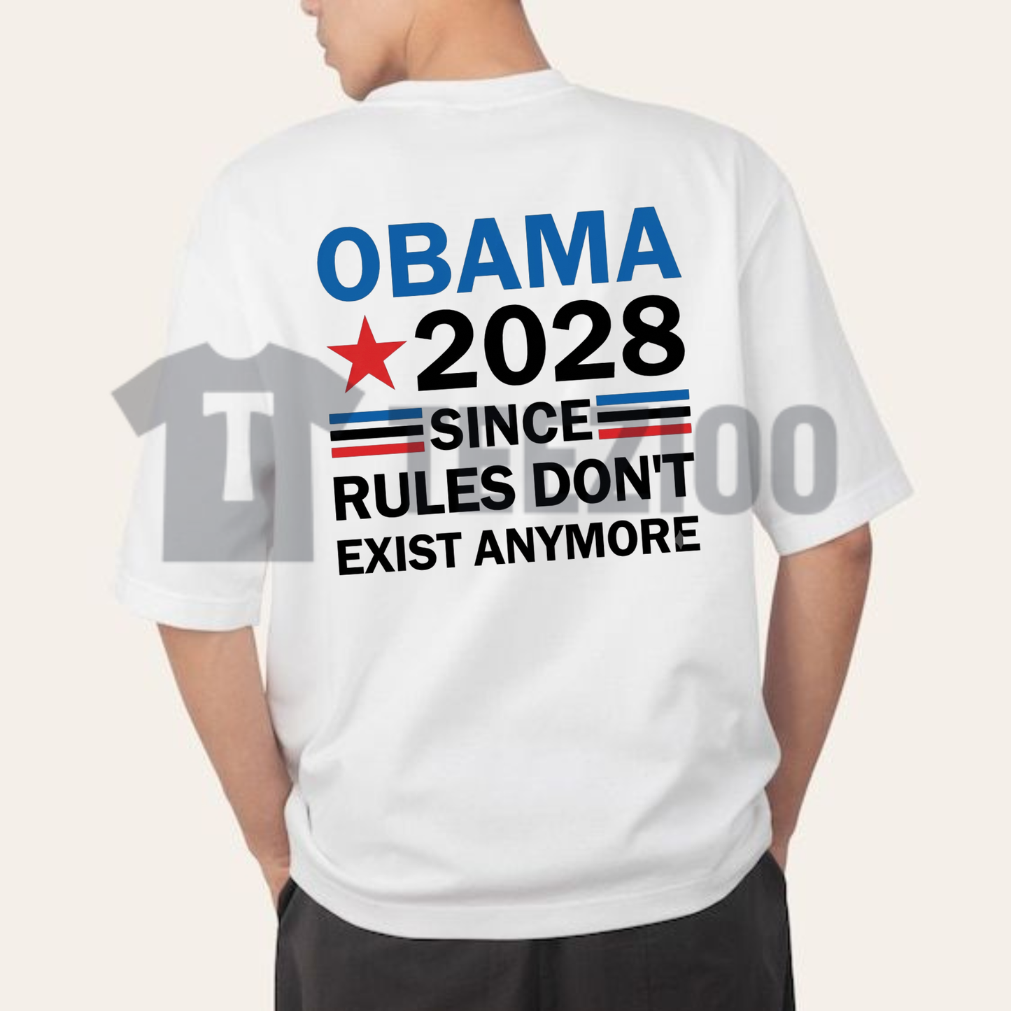 2028 Election Joke T-Shirt - Political Humor Sarcastic Cotton Graphic Tee