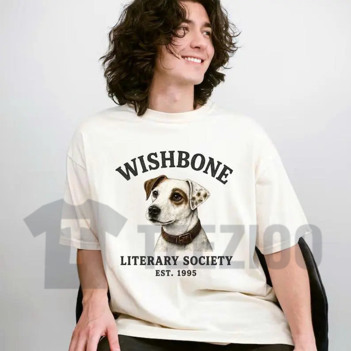 Wishbone Dog Literary Society Comfort Colors T-Shirt