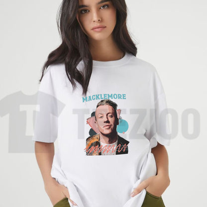 Vintage Hip Hop Top – Retro Macklemore Fan Art Graphic Apparel