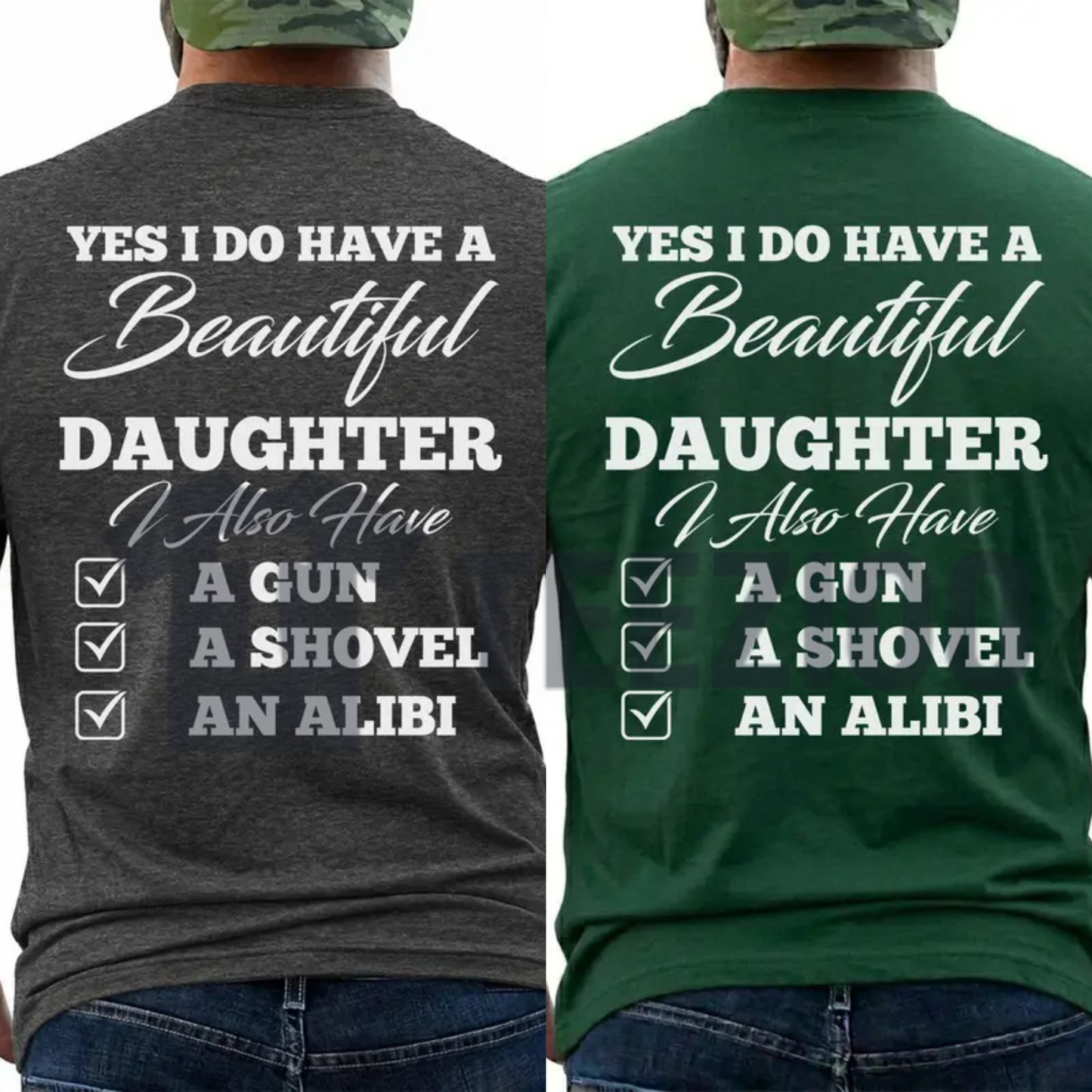 Funny "Yes I Do Have A Beautiful Daughter" T-Shirt