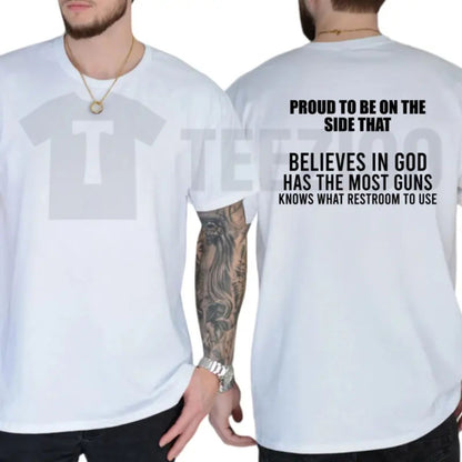 Proud To Be On The Side That Funny Republican Trump Supporter Conservative T-Shirt