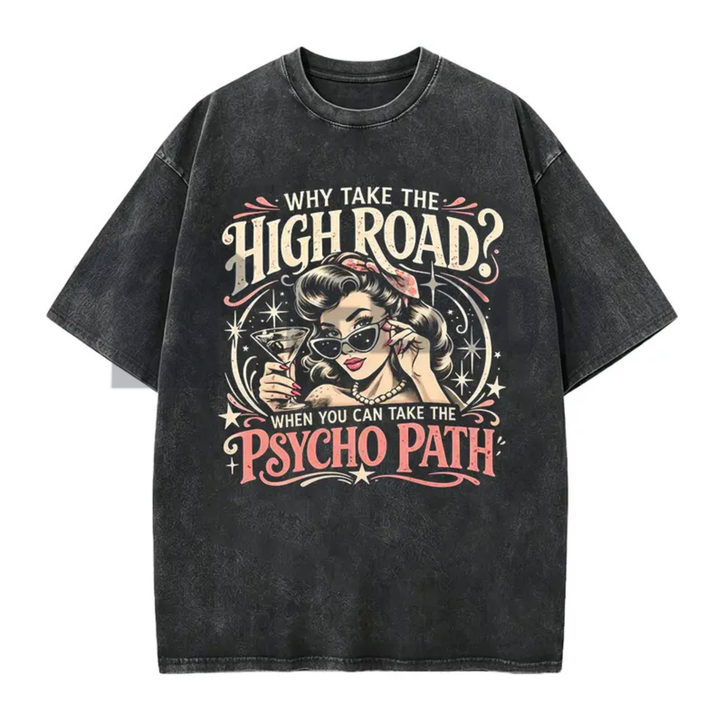 Psycho Path Meme T-Shirt - Funny Pun Joke Unisex Cotton Graphic Tee