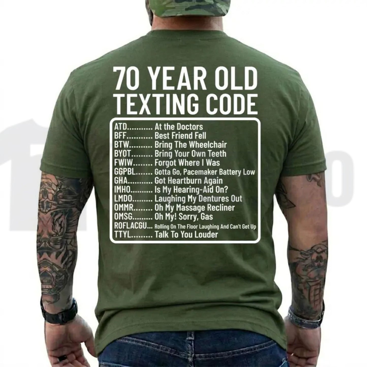 ATD At The Doctors 70th Birthday Tee – Funny Aging Humour Sarcastic Shirt