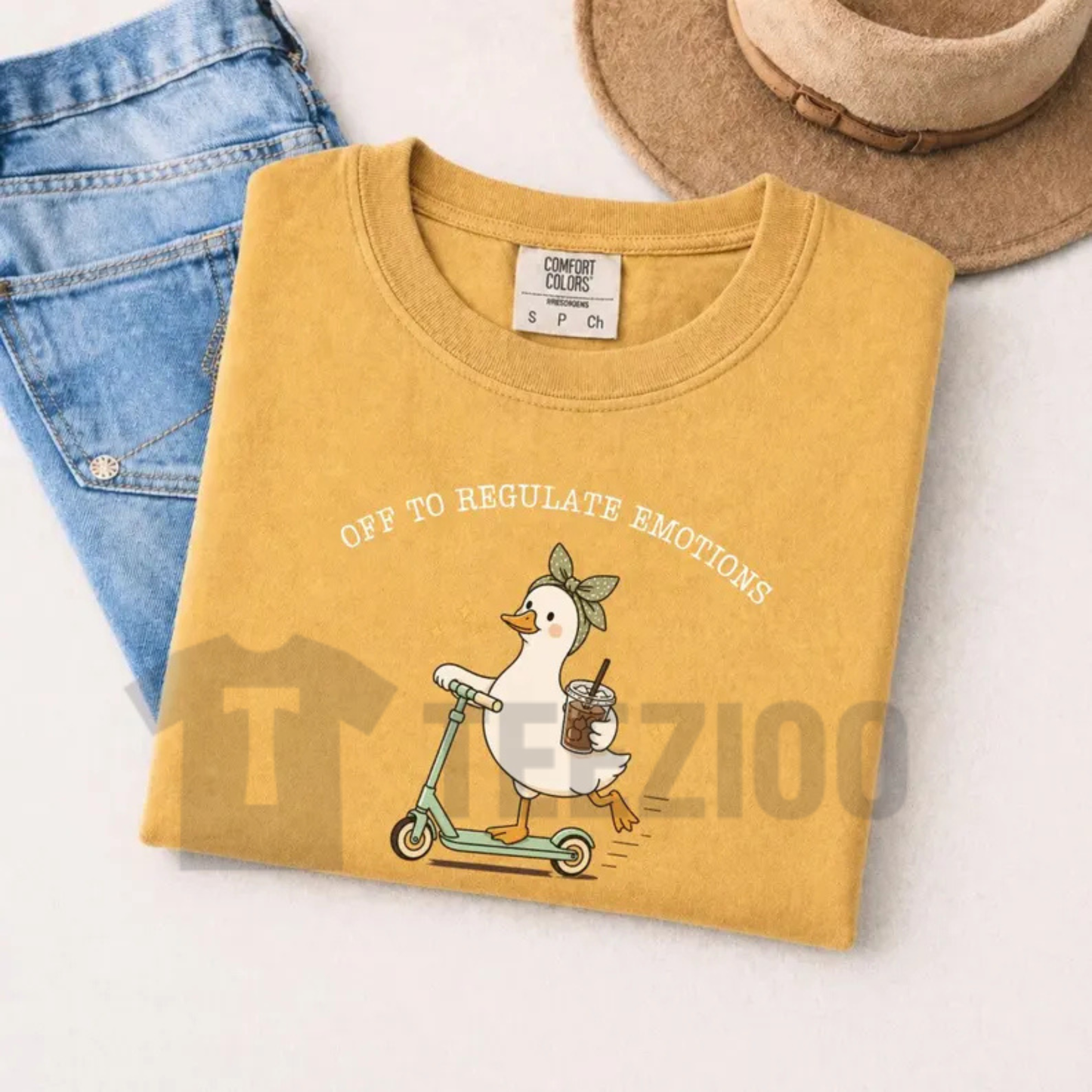 Silly Goose Therapist Shirt - "Off To Regulate Emotions" Tee