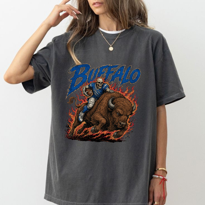 All 32 Teams Football Skull Shirt - Retro 90s Gridiron Graphic Tee